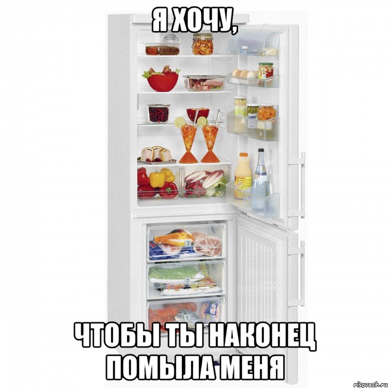 Я ХОЧУ, ЧТОБЫ ТЫ НАКОНЕЦ ПОМЫЛА МЕНЯ