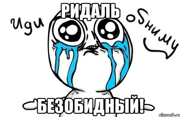 ридаль безобидный!, Мем Иди обниму