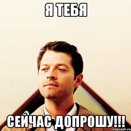 Я тебя сейчас допрошу!!!