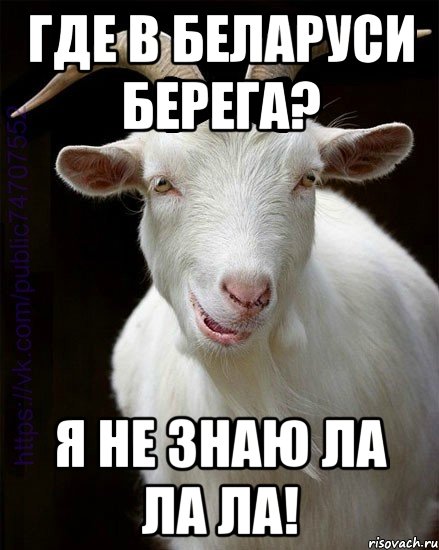 где в беларуси берега? я не знаю ла ла ла!