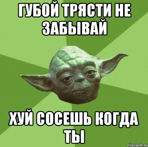 Губой трясти не забывай хуй сосешь когда ты