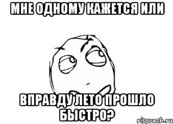 Мне одному кажется или вправду лето прошло быстро?, Мем Мне кажется или