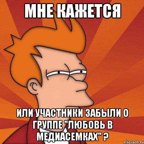 МНЕ КАЖЕТСЯ ИЛИ УЧАСТНИКИ ЗАБЫЛИ О ГРУППЕ "ЛЮБОВЬ В МЕДИАСЕМКАХ" ?, Мем Мне кажется или (Фрай Футурама)