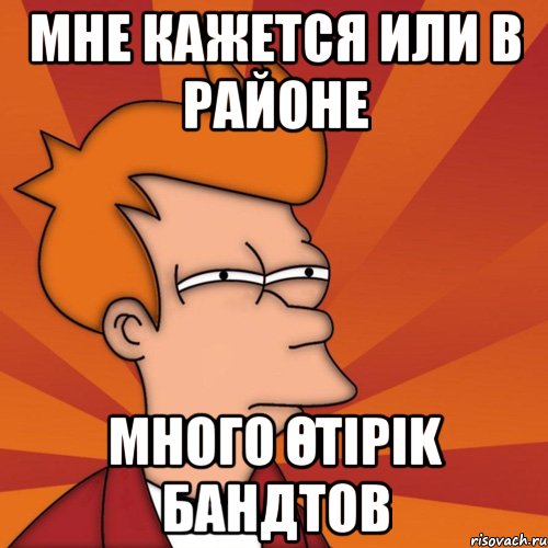 МНЕ КАЖЕТСЯ ИЛИ В РАЙОНЕ МНОГО ӨТIPIK БАНДТОВ, Мем Мне кажется или (Фрай Футурама)