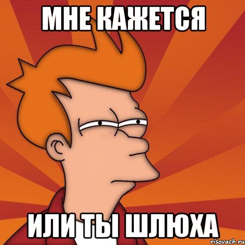Мне кажется или ты шлюха, Мем Мне кажется или (Фрай Футурама)