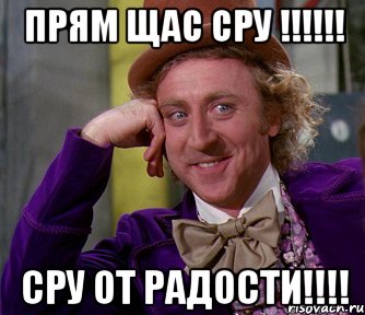 Прям щас сру !!!!!! Сру от радости!!!!, Мем мое лицо