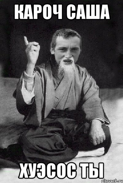 КАРОЧ САША ХУЭСОС ТЫ, Мем Мудрий паца