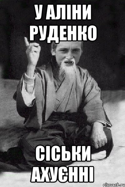 У Аліни Руденко Сіськи ахуєнні, Мем Мудрий паца