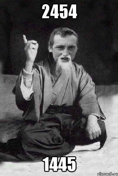 2454 1445, Мем Мудрий паца