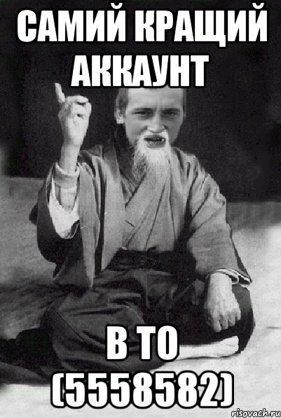 Самий кращий аккаунт в ТО (5558582), Мем Мудрий паца