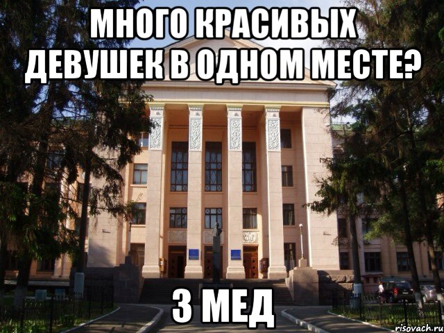 Много красивых девушек в одном месте? 3 мед