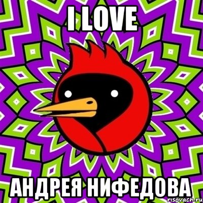 I love андрея нифедова, Мем Омская птица