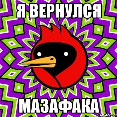 Я вернулся Мазафака, Мем Омская птица