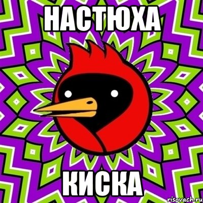 Настюха Киска, Мем Омская птица