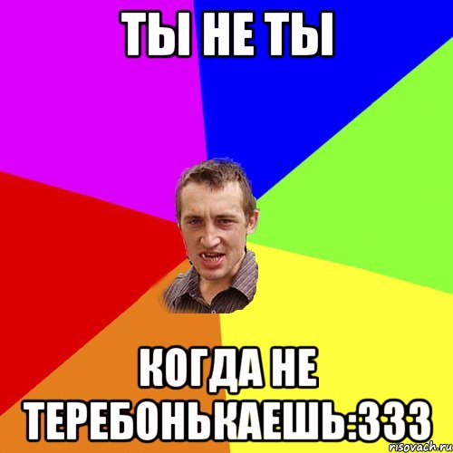 ты не ты когда не теребонькаешь:333, Мем Чоткий паца