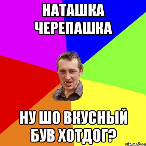 наташка черепашка ну шо вкусный був хотдог?, Мем Чоткий паца