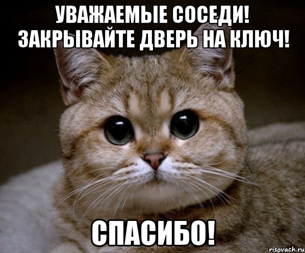 Уважаемые соседи! закрывайте дверь на ключ! Спасибо!, Мем Пидрила Ебаная