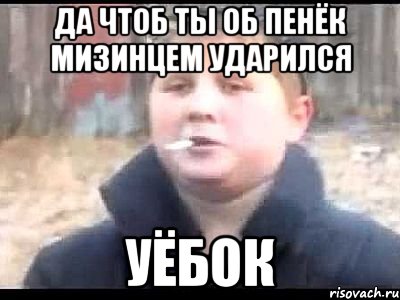 да чтоб ты об пенёк мизинцем ударился уёбок, Мем поцык