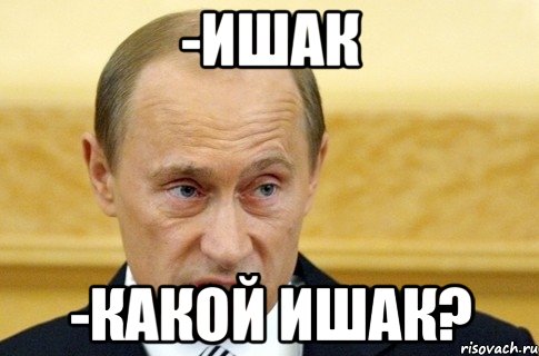 -Ишак -Какой ишак?, Мем путин