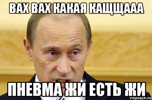 вах вах какая кащщааа пневма жи есть жи, Мем путин