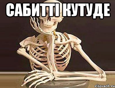 Сабиттi кутуде , Мем скелет