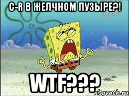 С-r в желчном пузыре?! WTF???, Мем Спанч Боб плачет