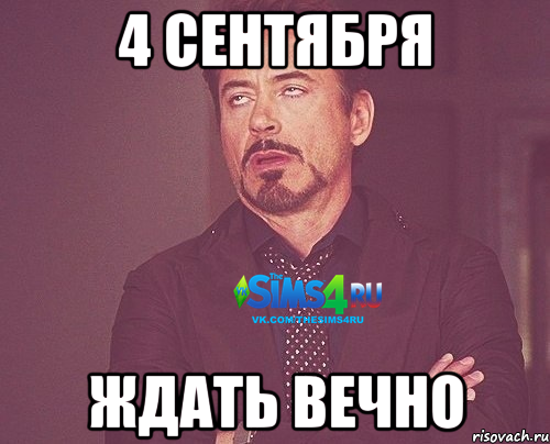4 сентября ждать вечно, Мем Типичный подписчик The Sims 4 RU