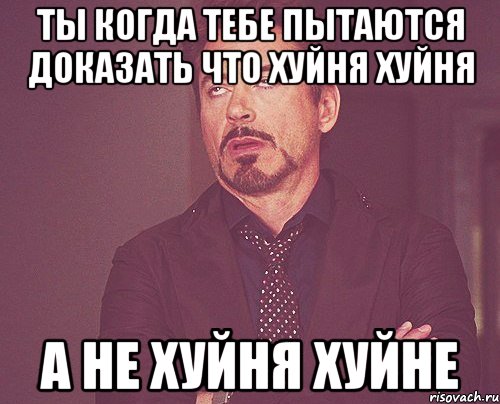 Ты когда тебе пытаются доказать что хуйня хуйня А не хуйня хуйНЕ, Мем твое выражение лица