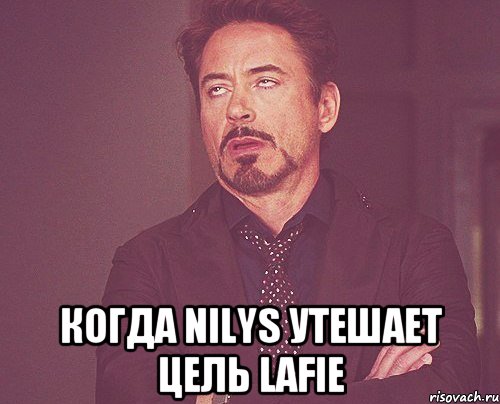  Когда Nilys утешает цель Lafie, Мем твое выражение лица