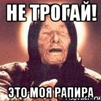 не трогай! это моя рапира, Мем Ванга (цвет)