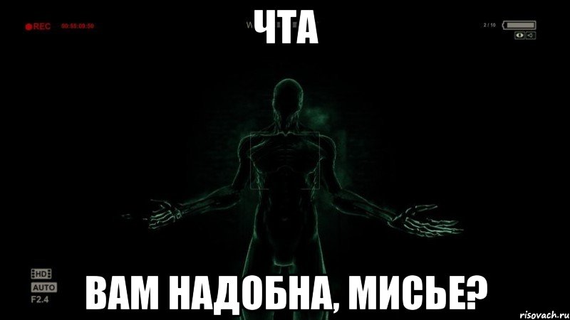 Чта вам надобна, мисье?