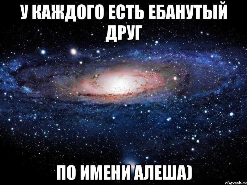У Каждого есть ебанутый друг По имени Алеша), Мем Вселенная