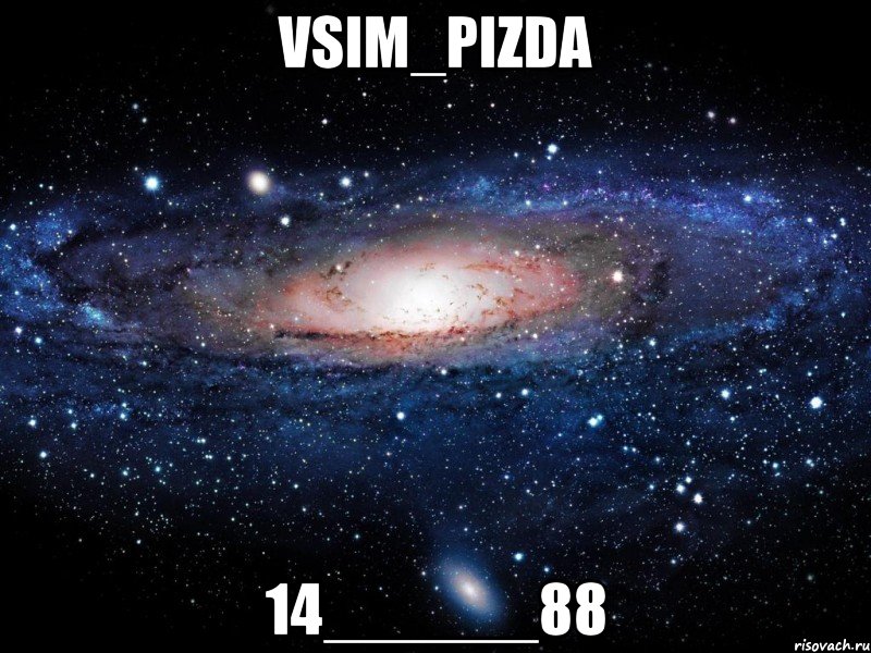 Vsim_Pizda 14______88, Мем Вселенная