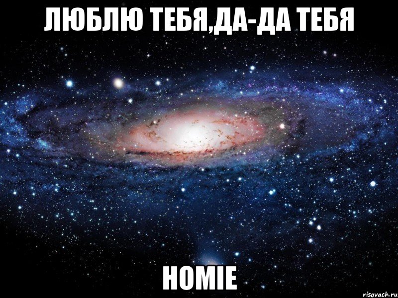 Люблю тебя,Да-да тебя HOMIE, Мем Вселенная