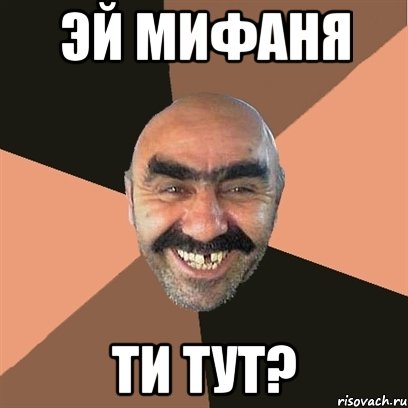 Эй Мифаня Ти тут?, Мем Я твой дом труба шатал