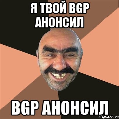 Я твой BGP анонсил BGP анонсил, Мем Я твой дом труба шатал