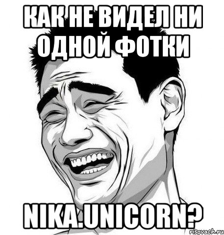 Как не видел ни одной фотки nika.unicorn?, Мем Яо Мин