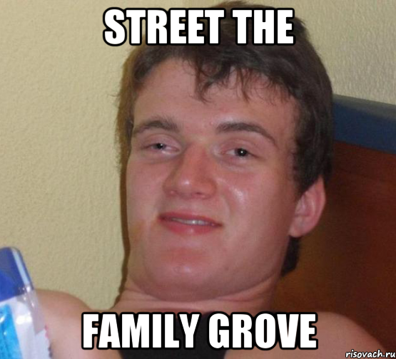 Street The Family Grove, Мем 10 guy (Stoner Stanley really high guy укуренный парень)