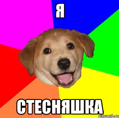 Я стесняшка, Мем Advice Dog