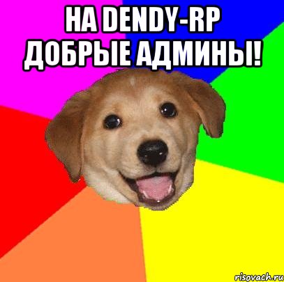 На Dendy-Rp добрые админы! , Мем Advice Dog