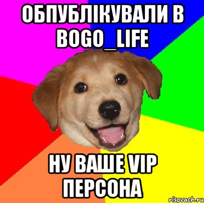 Обпублікували в BOGO_LIFE ну ваше VIP персона, Мем Advice Dog