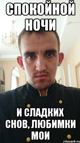 спокойной ночи и сладких снов, любимки мои