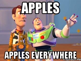 apples apples everywhere, Мем Они повсюду (История игрушек)