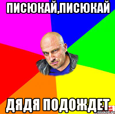 Писюкай,писюкай Дядя подождет