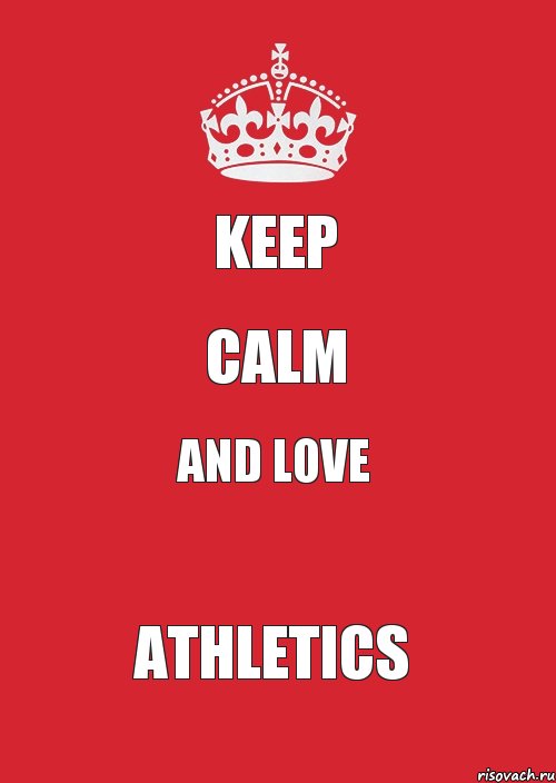 keep calm and love Athletics, Комикс Keep Calm 3