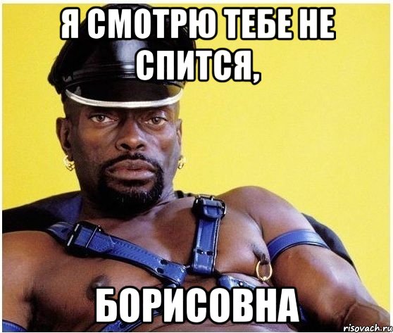 Я смотрю тебе не спится, Борисовна, Мем Черный властелин