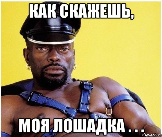 как скажешь, моя лошадка . . ., Мем Черный властелин