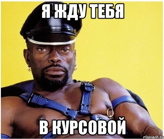 Я жду тебя В курсовой, Мем Черный властелин