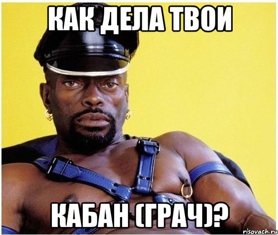 Как дела твои Кабан (грач)?, Мем Черный властелин