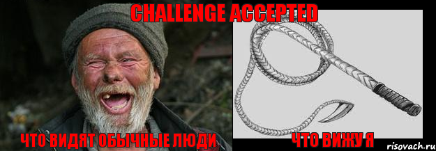 Что видят обычные люди Что вижу я Challenge accepted